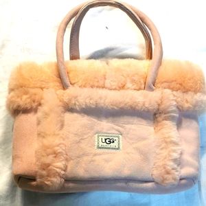 Ugg Pink Sheepskin Bag